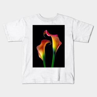 Together Two lovely Calla Lilies Kids T-Shirt